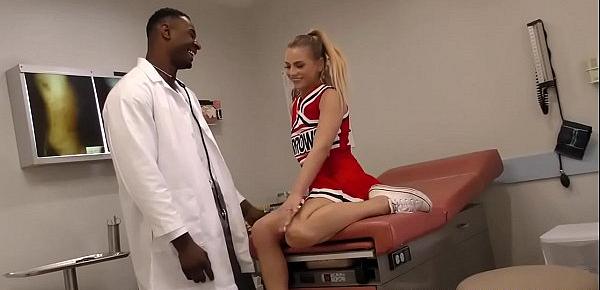  Cheerleader Teen Sydney Cole Fucks A Black Cock In Hospital